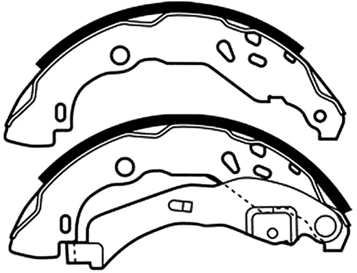 Brake Shoe Set (AKS-2014)
