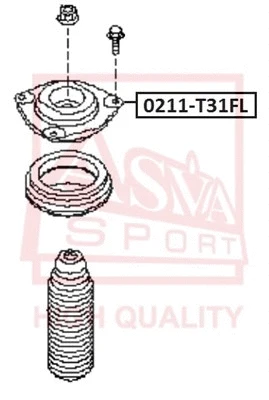 Mounting, shock absorber (0211-T31FL)