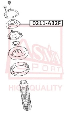 Mounting, shock absorber (0211-A32F)
