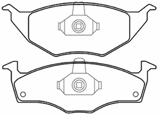 Brake Pad Set, disc brake (AKD-1057)