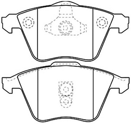Brake Pad Set, disc brake (AKDC-0334)