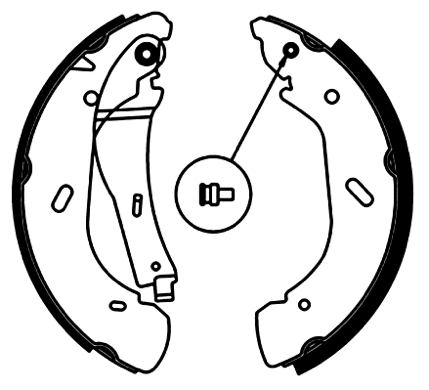 Brake Shoe Set (AKS-0574)