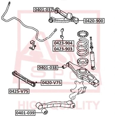 Link/Coupling Rod, stabiliser bar (0423-903)