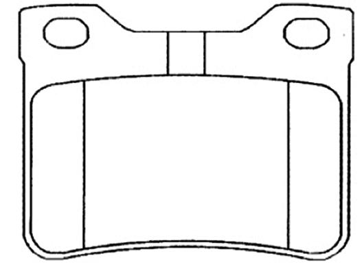 Brake Pad Set, disc brake (AKD-1042)