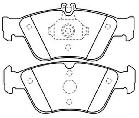 Brake Pad Set, disc brake (AKD-1031)