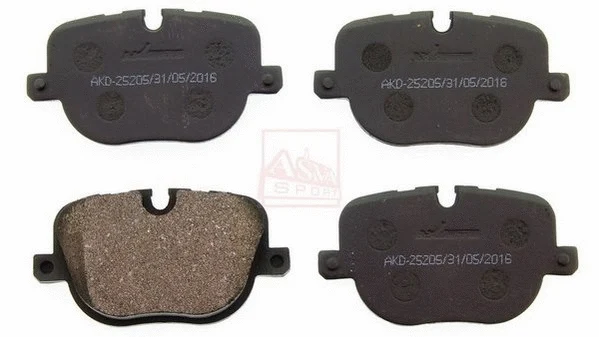 Brake Pad Set, disc brake (AKD-25205)