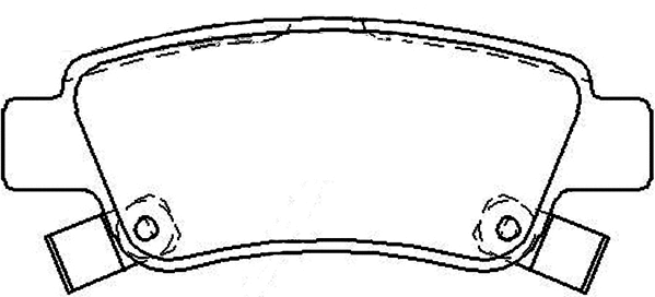 Brake Pad Set, disc brake (AKD-8177)