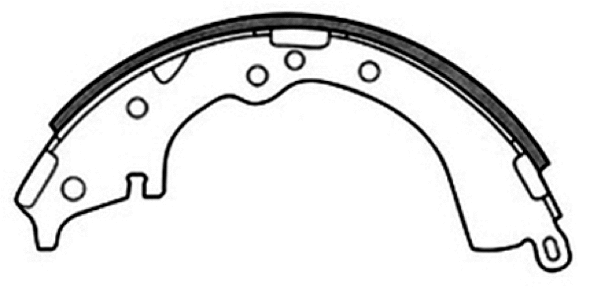 Brake Shoe Set (AKS-2335)