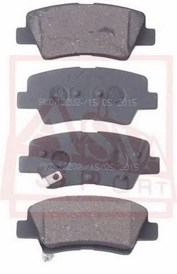 Brake Pad Set, disc brake (AKD-12202)