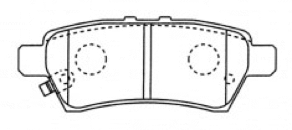 Brake Pad Set, disc brake (AKD-EB325)