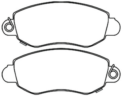 Brake Pad Set, disc brake (AKD-0164)