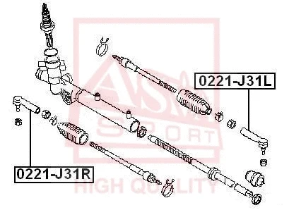 Tie Rod End (0221-J31L)