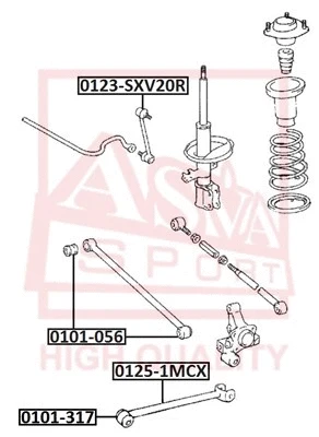 Link/Coupling Rod, stabiliser bar (0123-SXV20R)