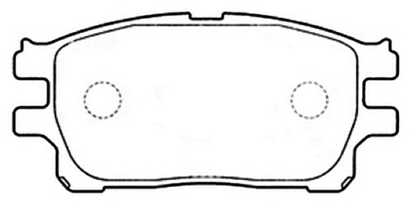 Brake Pad Set, disc brake (AKD-1784)