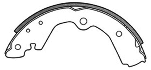Brake Shoe Set (AKS-1198)
