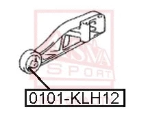Mounting, control/trailing arm (0101-KLH12)