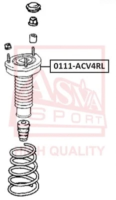 Mounting, shock absorber (0111-ACV4RL)