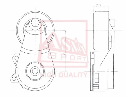 Belt Tensioner, V-ribbed belt (NSBT-003)