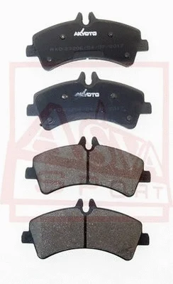 Brake Pad Set, disc brake (AKD-23206)