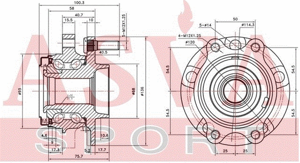 Wheel Hub (NSWH-Z51MRL)