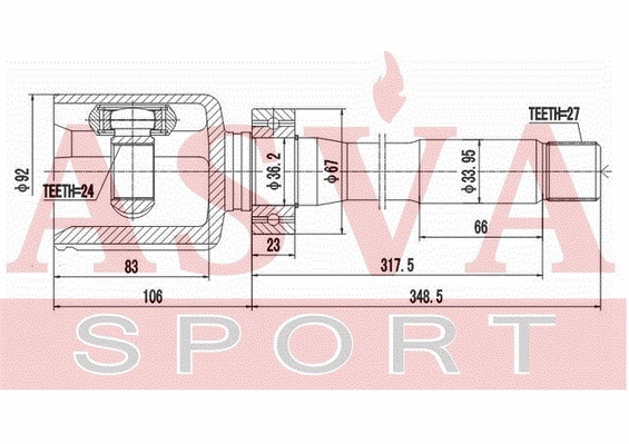 Joint Kit, drive shaft (TYIR-GYL15)
