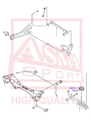 Control/Trailing Arm, wheel suspension (1225-EDR1)