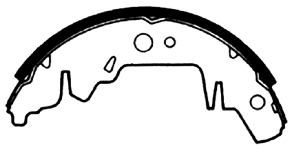 Brake Shoe Set (AKS-11814)