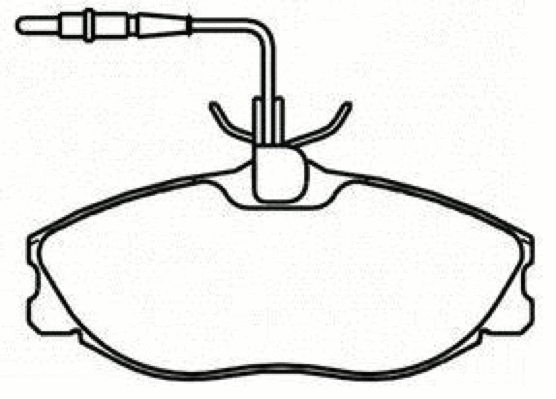 Brake Pad Set, disc brake (AKD-0303)