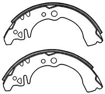 Brake Shoe Set (AKS-0034)