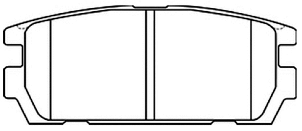 Brake Pad Set, disc brake (AKD-0098)