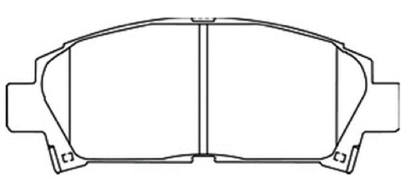 Brake Pad Set, disc brake (AKD-1156)
