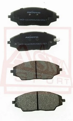 Brake Pad Set, disc brake (AKD-11104)