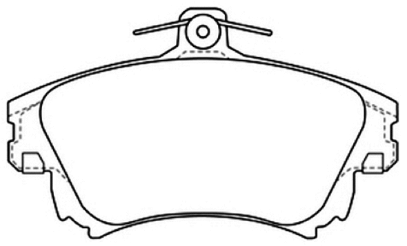 Brake Pad Set, disc brake (AKD-3126)