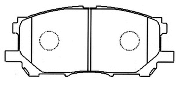 Brake Pad Set, disc brake (AKD-1497)