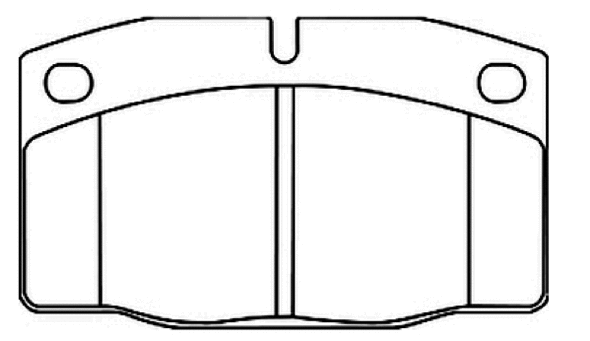 Brake Pad Set, disc brake (AKD-1242)