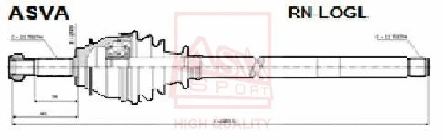 Joint Kit, drive shaft (RN-LOGL)