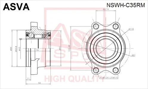 Wheel Hub (NSWH-C35RM)