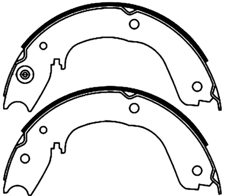 Brake Shoe Set (AKS-2004)