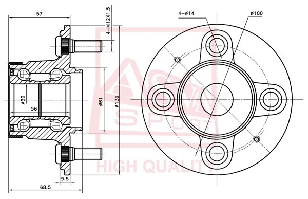 Wheel Hub (HNWH-GEMR)