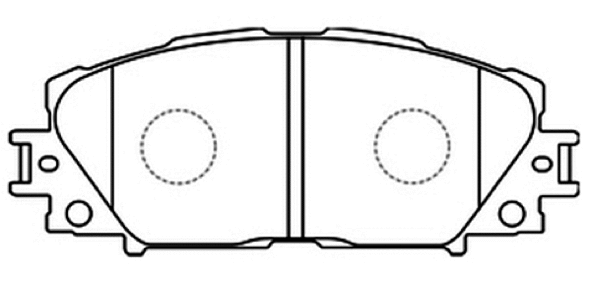 Brake Pad Set, disc brake (AKD-1508)
