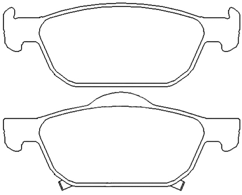 Brake Pad Set, disc brake (AKD-8011)