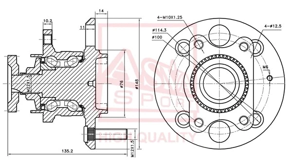 Wheel Hub (HYWH-007A47)