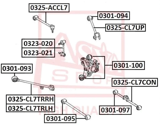 Link/Coupling Rod, stabiliser bar (0323-020)