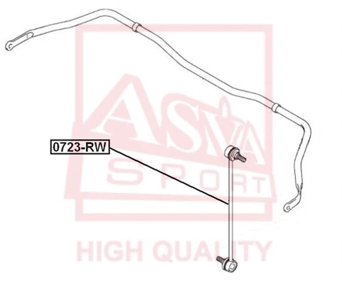 Link/Coupling Rod, stabiliser bar (0723-RW)