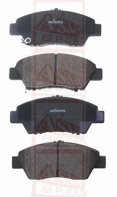 Brake Pad Set, disc brake (AKD-03101)