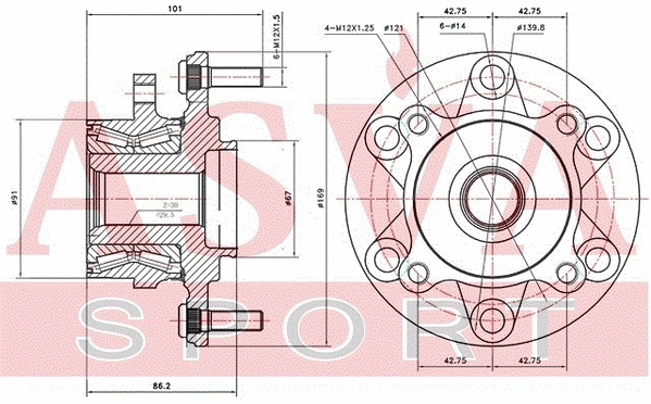 Wheel Hub (MTWH-V97F)