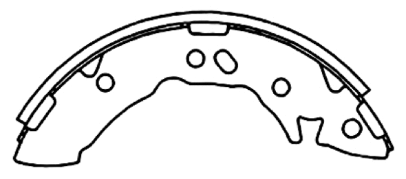 Brake Shoe Set (AKS-11162)