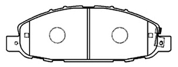 Brake Pad Set, disc brake (AKD-2475)