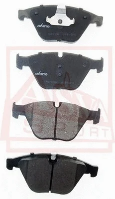 Brake Pad Set, disc brake (AKD-19106)
