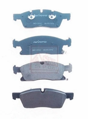 Brake Pad Set, disc brake (AKD-20102)